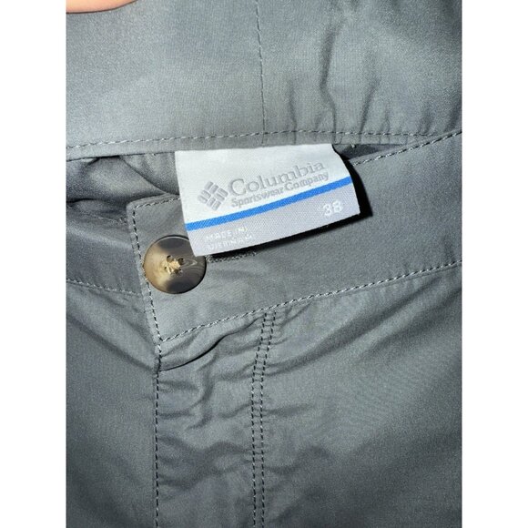 Columbia Shorts Mens 38 Gray Lightweight Performance Utility Short 10" U - Picture 2 of 4